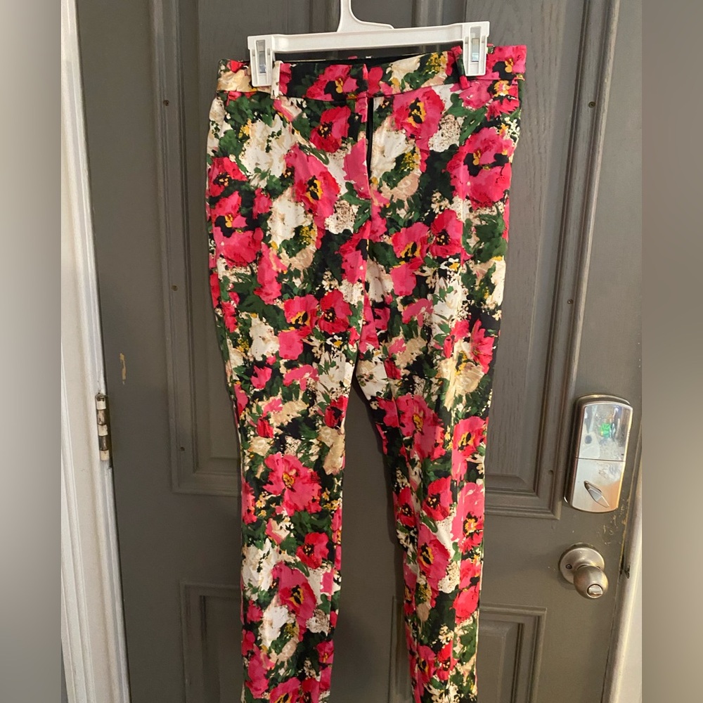 H&M Multicolor Floral Trousers
